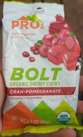 Bolt Organic Energy Chews Cran-Pomegranate