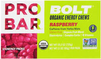 BOLT Organic Energy Chews Raspberry