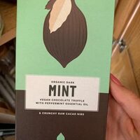 Organic dark chocolate, mint