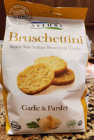 Bruschettini Snack Size Italian Bruschetta Toasts Garlic & Parsley