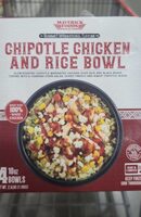 Chipotle chicken and rice bowl