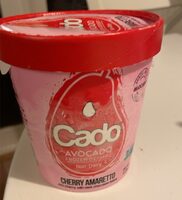 Cherry Amaretto Avocado Frozen Dessert