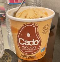 Salted Caramel Avocado Frozen Dessert