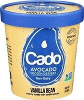 Creamy Vanilla Avocado Frozen Dessert - Non-Dairy