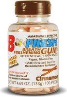 B fresh cinnamon flavored gum xylitol sweetened