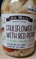 Cauliflower With Red Pepper