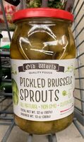 Pickled brussels sprouts