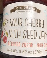 Sour cherry chia seed jam