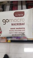 Organic Macrobar Mocha Chocolate Chip