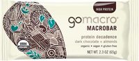 Organic Macrobar Dark Chocolate + Almonds