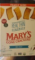 Real Thin Crackers - Sea Salt