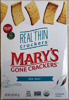 Real Thin Crackers - Sea Salt