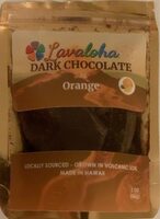 Dark chocolate with orange