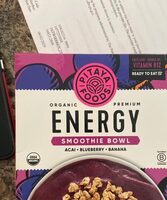 Energy Smoothie Bowl Acai + Blueberry + Banana