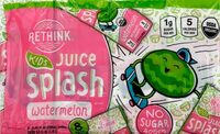Organic watermelon juice
