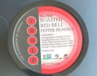 Oil-Free Roasted Red Bell Pepper Hummus