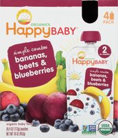 Simple Combos Bananas, Beets & Blueberries Baby Food