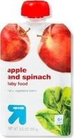 Apple and spinach baby food