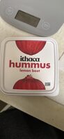 Lemon beet hummus