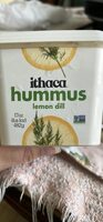 Lemon dill hummus