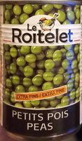 Boite de conserve de petit pois