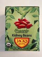 Organic Low Sodium Kidney Beans