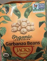 Organic low sodium garbanzo beans
