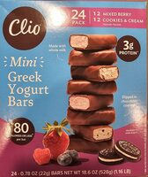 Mini Greek Yogurt Bars