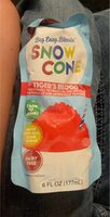 Big easy blends tiger's blood flavored snow cone