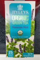 Organic green tea Moroccan mint