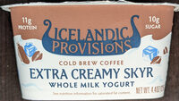 Cold brew skyr yogurt
