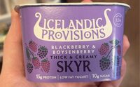 Blackberry and Boysenberry Skyr