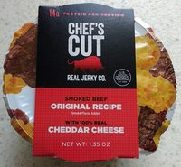 Smoked beef original recipe with 100% real cheddar cheese, smoke