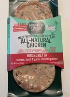 Tomato, Basil & Garlic All-Natural Chicken Patties