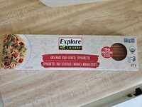 Organic red lentil spaghetti