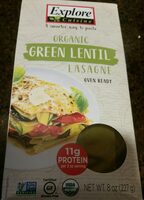 Organic Green Lentil Lasagne