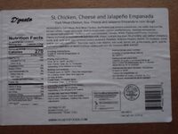 SL Chicken, Cheese and Jalapeno Empanada