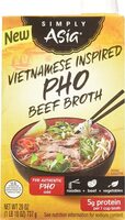 Broth vietnamese pho beef