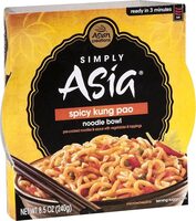 Spicy kung pao noodle bowl