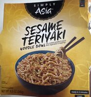 Sesame teriyaki noodle bowl