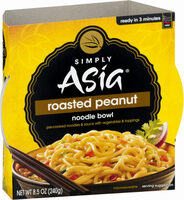 Noodle bowl roasted peanut