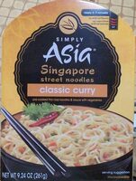 Classic curry singapore street noodles