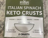 Italian Spinach Keto Crusts, Italian Spinach