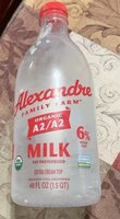 A2/A2 Organic Whole Milk Extra Cream Top