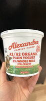A2/A2 Organic Pasture Raised Plain Yogurt