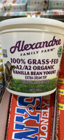 100% Grass-Fed A2/A2 Organic Vanilla Bean Yogurt Extra Cream Top