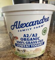100% Grass-Fed A2/Organic Lowfat Yogurt