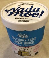 Birthday cake cookie dough dairy-free frozen dessert
