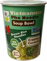 Star anise vietnamese pho noodle creamy coconut soup bowl