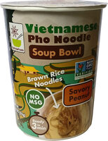 Vietnamese Pho Noodle Soup Bowl